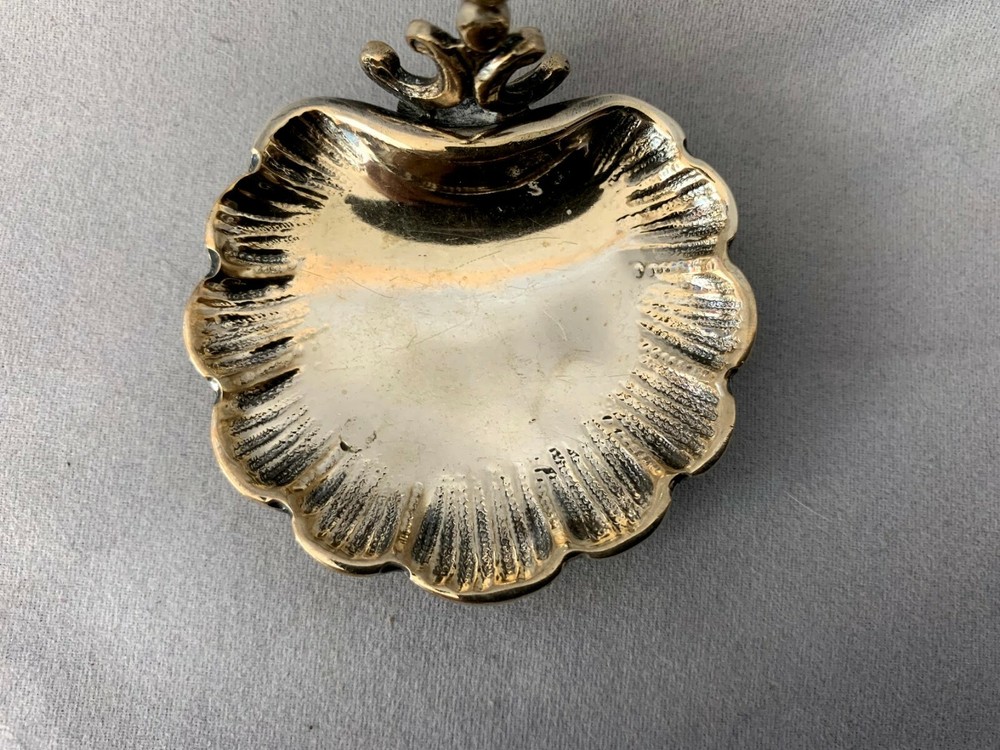 Vintage Buccellati 800 Silver Miniature Shell Shape Dish w/ Stand