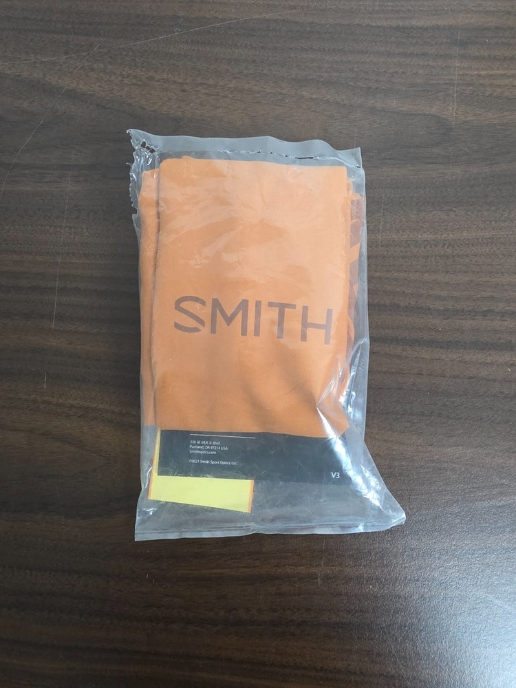 Smith Bikes Orange Drawstring Helmet Bag New