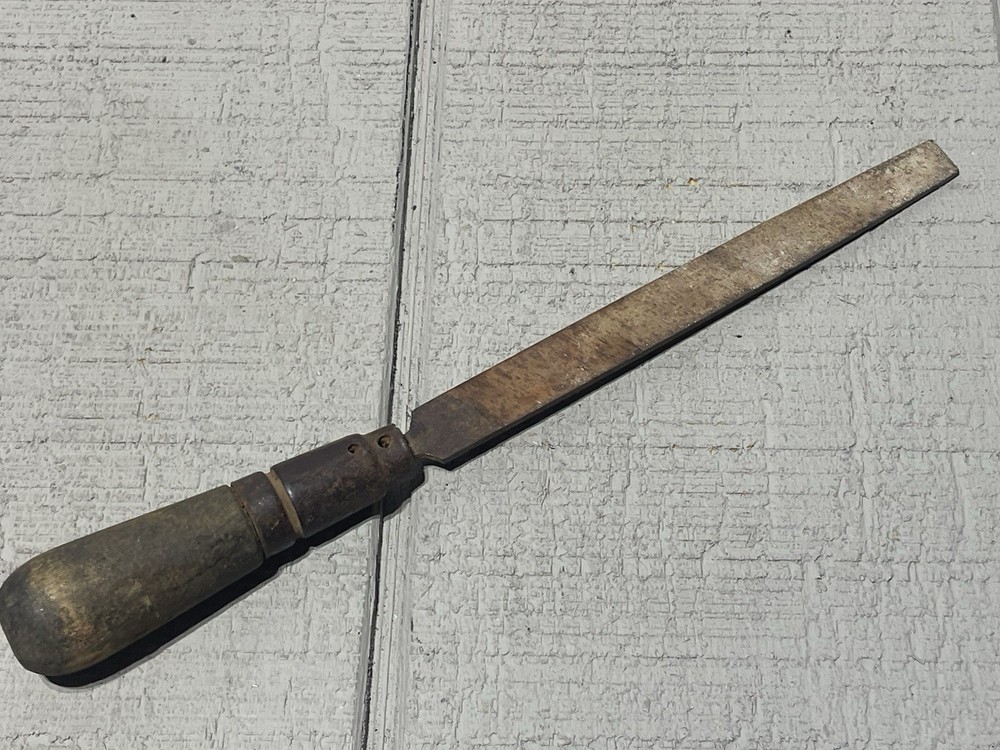 Round Wood Handle File 13” Long