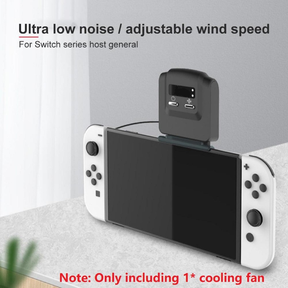 Cooling Fan For Switch Console Cooler Radiator Host Base Heatsink +Indicator