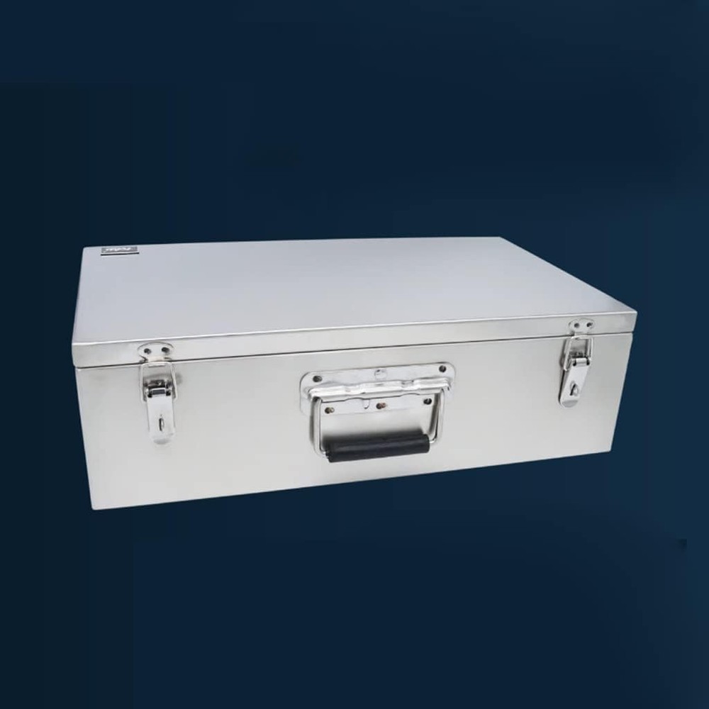 LIOONS Tool Box Stainless Steel Tool Boxes Organizer Tool Set with Comfortable H