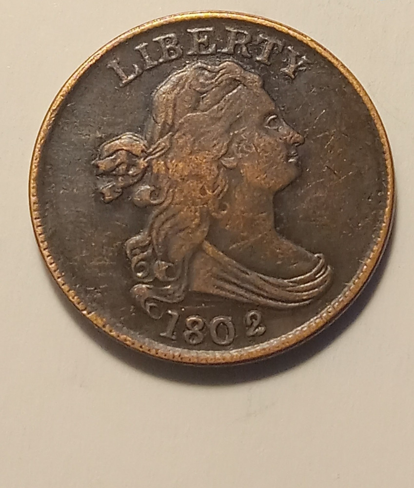 1802 Draped Bust Large Cent Coin Modern Restrike