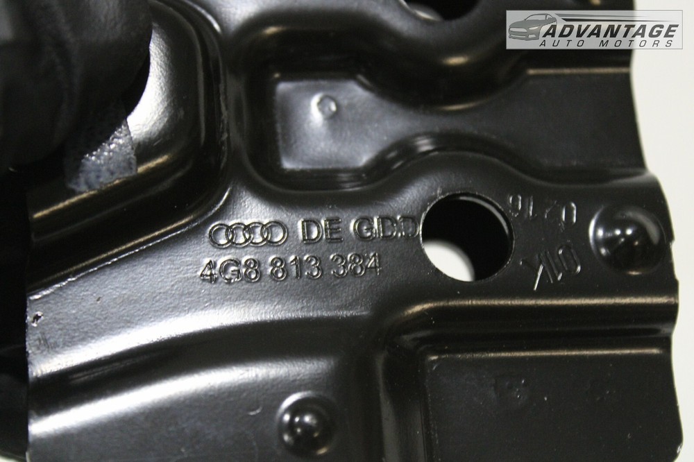 2012-2018 AUDI A7 REAR LEFT DRIVER SIDE REARWARD TIE DOWN MOUNT BRACKET OEM
