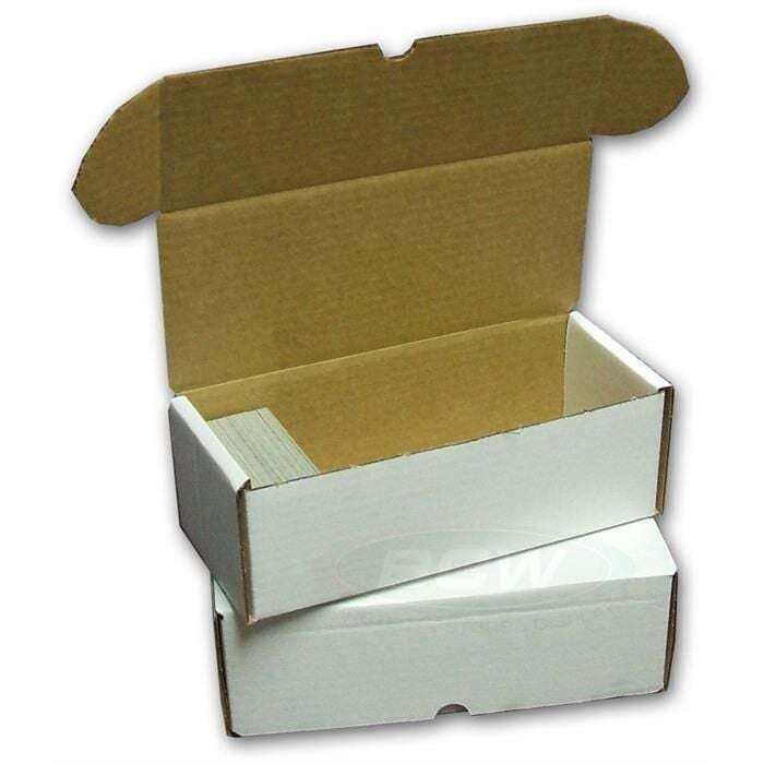 2 BCW 500 Count Card Storage Boxes