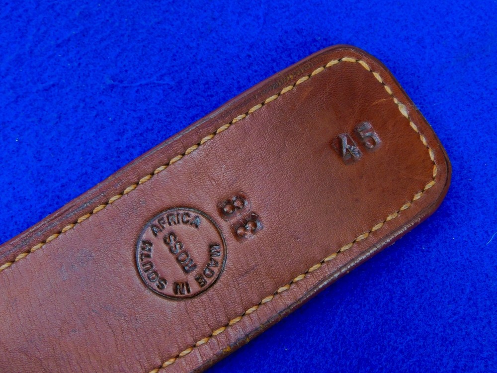 South African Ross Ammo Leather Belt