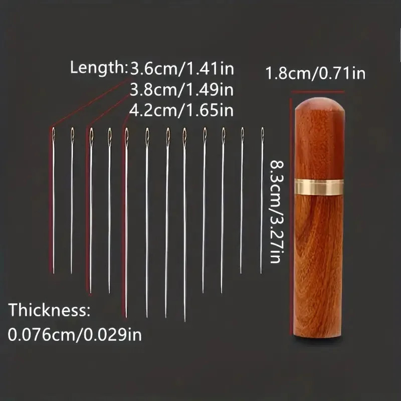 30pcs Needle-free Needles Elderly Blind Needle-free Needles Without Needle