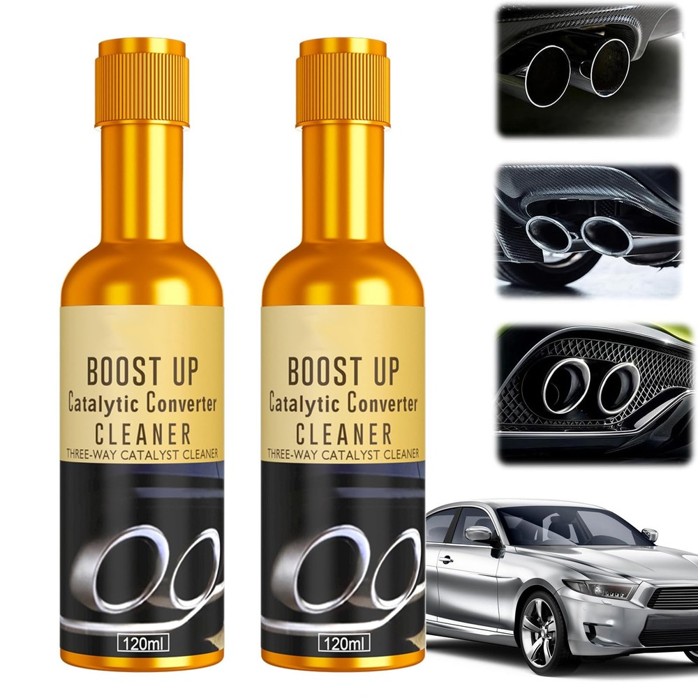 2pcs Catalytic Converter Cleaner Auto Parts Engine, Boost Up