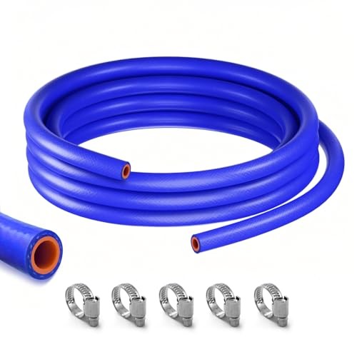 9/16"X5FT(ID:14MM) Silicone Heater Hose Blue and Red 9/16" ID-5Ft(ID 14mm)