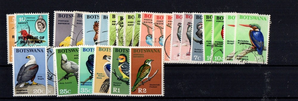 AFRICA BOTSWANA 1966-7  CAT £45+  AS SHOWN