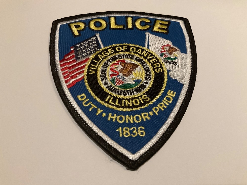 Danvers Police State Illinois IL Colorful