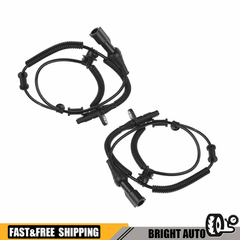 Front Driver and Passenger Side ABS Speed Sensor Set For 2005-2010 Ford Mustang