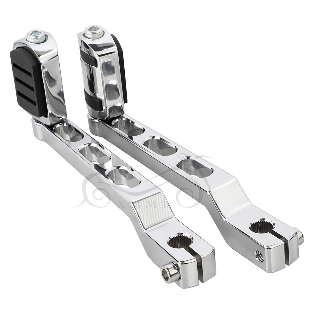 Chrome Heel Toe Shift Lever Pegs For Harley Electra Glide Softail FLSTN Fatboy