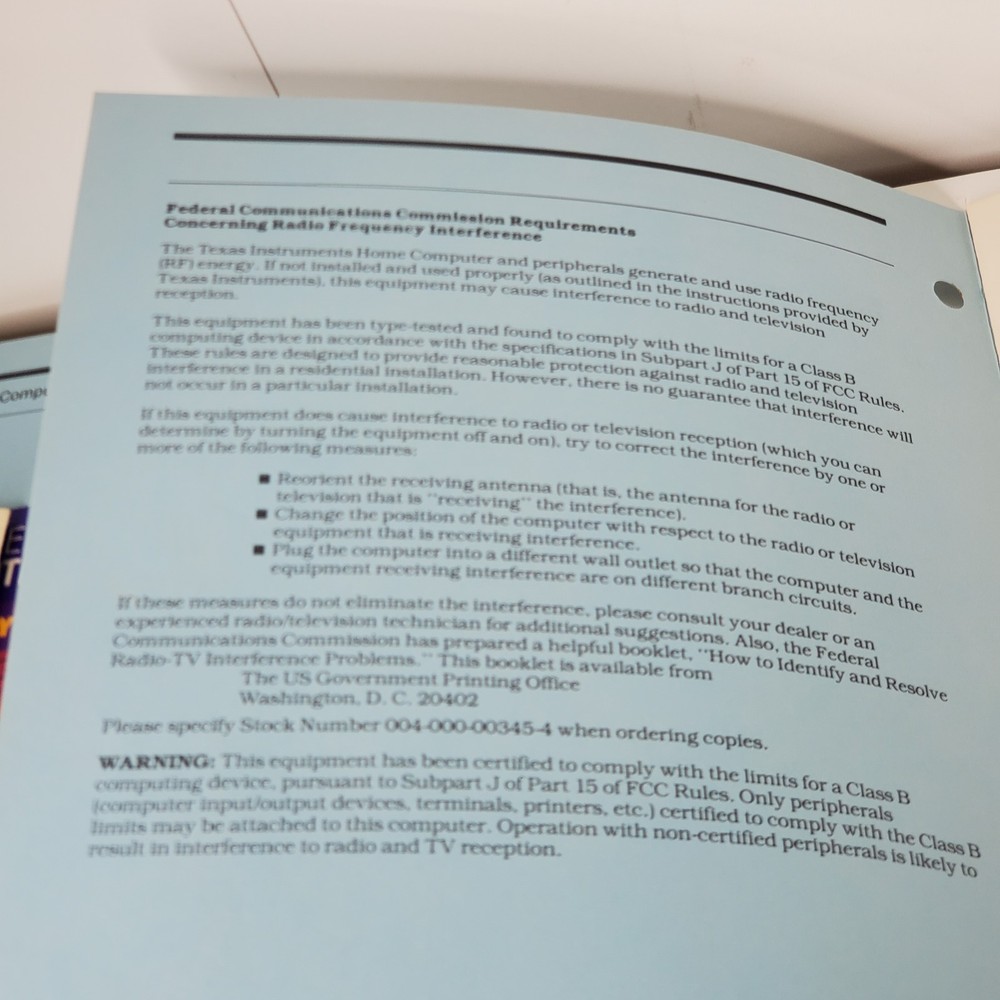 Texas Instruments PHP1200 Peripheral Expansion System Manual TI Home Computer