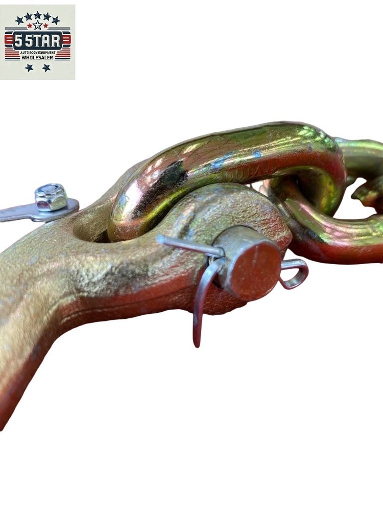 SET#31 HEAVY DUTY AUTO BODY FRAME MACHINE PULLING CHAIN 11 FEET LONG