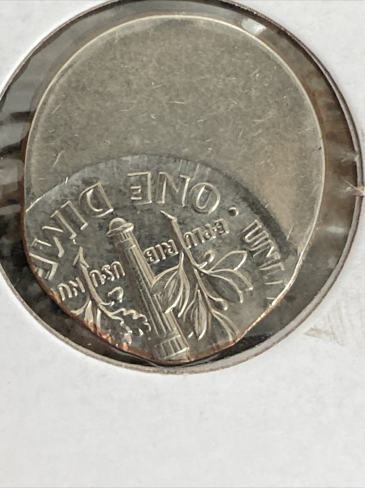 Roosevelt Dime 60% Off-Center Strike Error Unknown Date