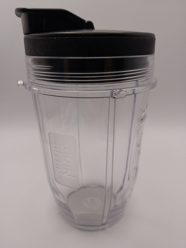 2-in-1 Replacement 18oz Cup & Flip Top Lid For Ninja EUC