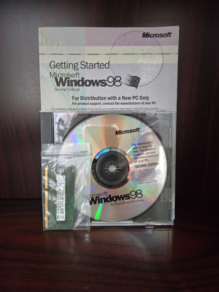 Microsoft Windows 98 Second Edition _ Full Version