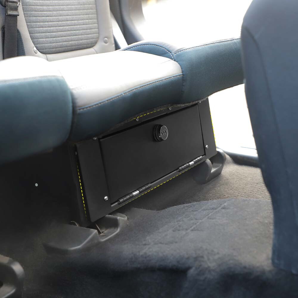Under Seat Combination Lock Safe Box Case Security Organizer For Ford Bronco 4dr