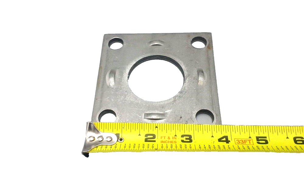 TWO 3500#Axle Trailer Brake Backing Plate Mount Flanges fits 1.75 Spindle