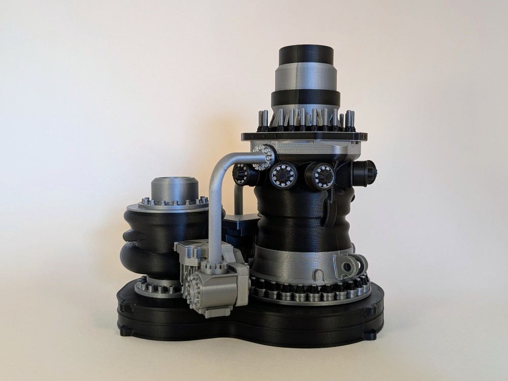 RAPTOR-Mk3 (Unshielded) 1:8 scale model by Morethan3d