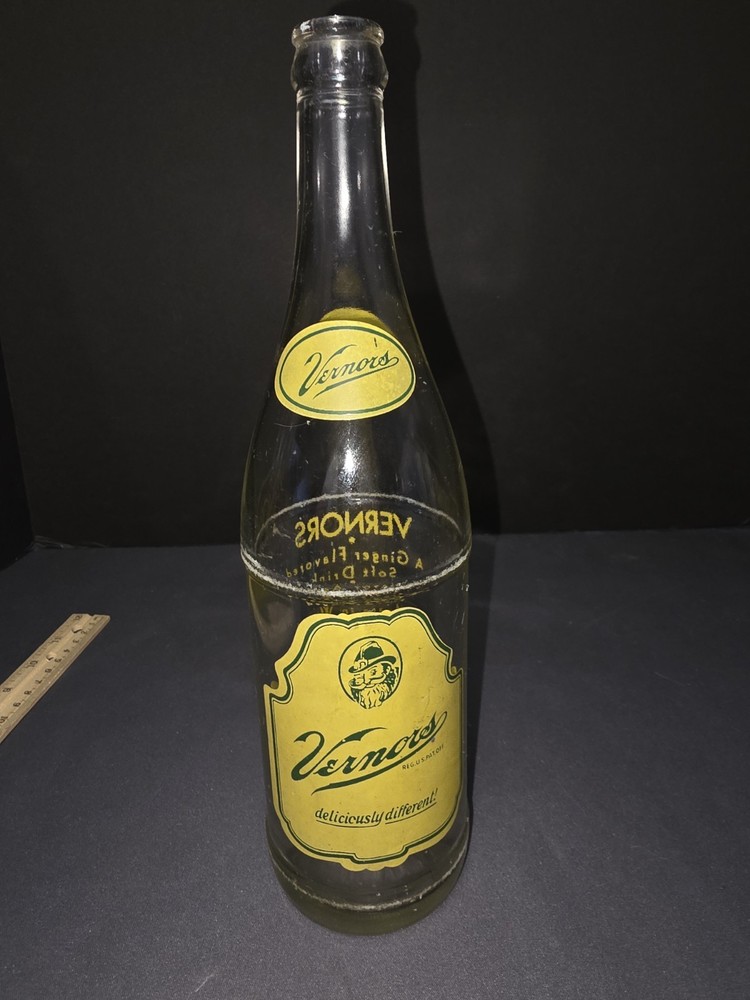 vintage vernors ginger ale Bottle