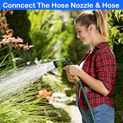 Garden Hose Quick Connector, Solid Brass 3/4 Inch GHT Thread Style 1 - 4 Set