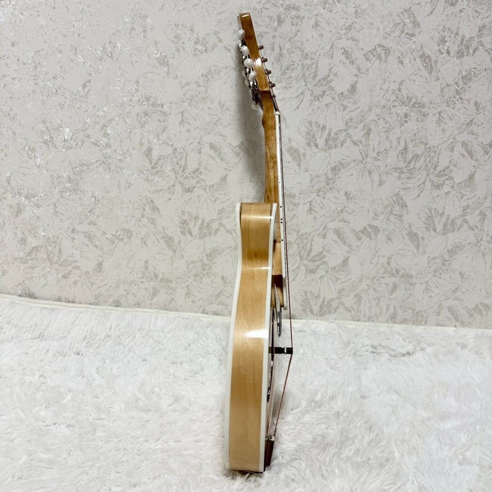 "Rare Good Condition" Mylowe Flat Mandolin with Hard Case Mandolin