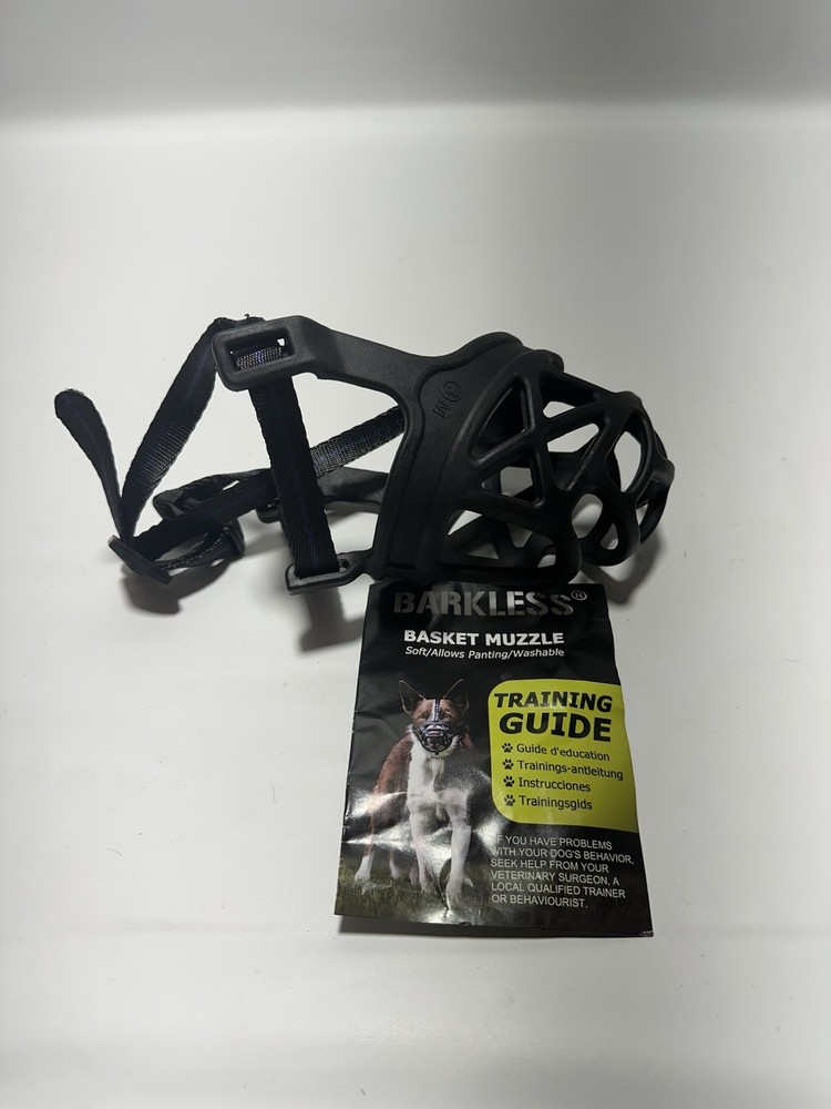 Dog Basket Muzzle Medium Humane Anti Bite Training Muzzle