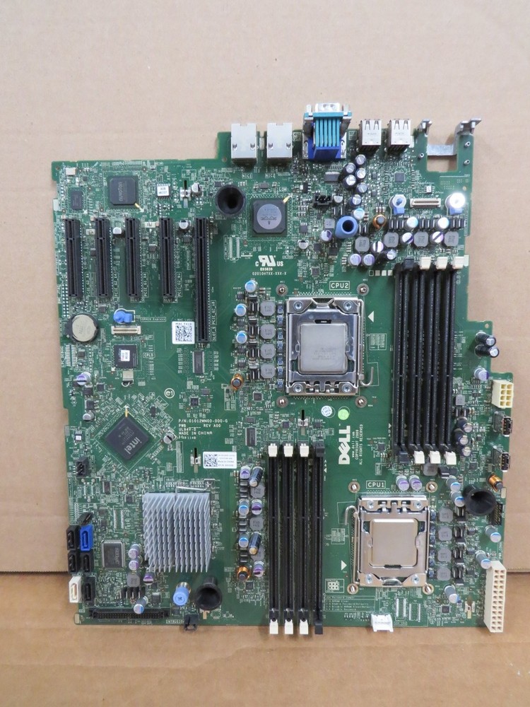 Dell 0H19HD Server Motherboard Dual Intel Xeon E5607 CPU Combo TESTED