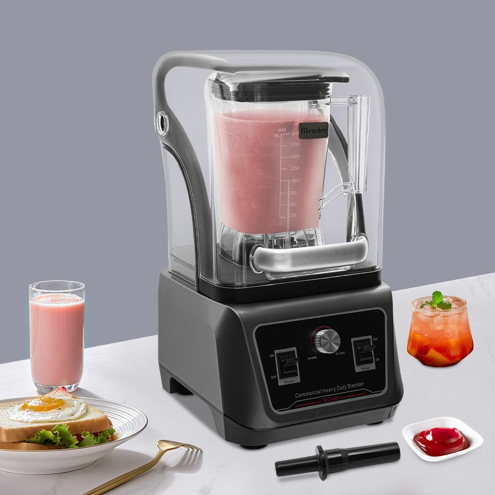 Multifunctional Blending Machine Blender with Soundproof Shield & Speed Control
