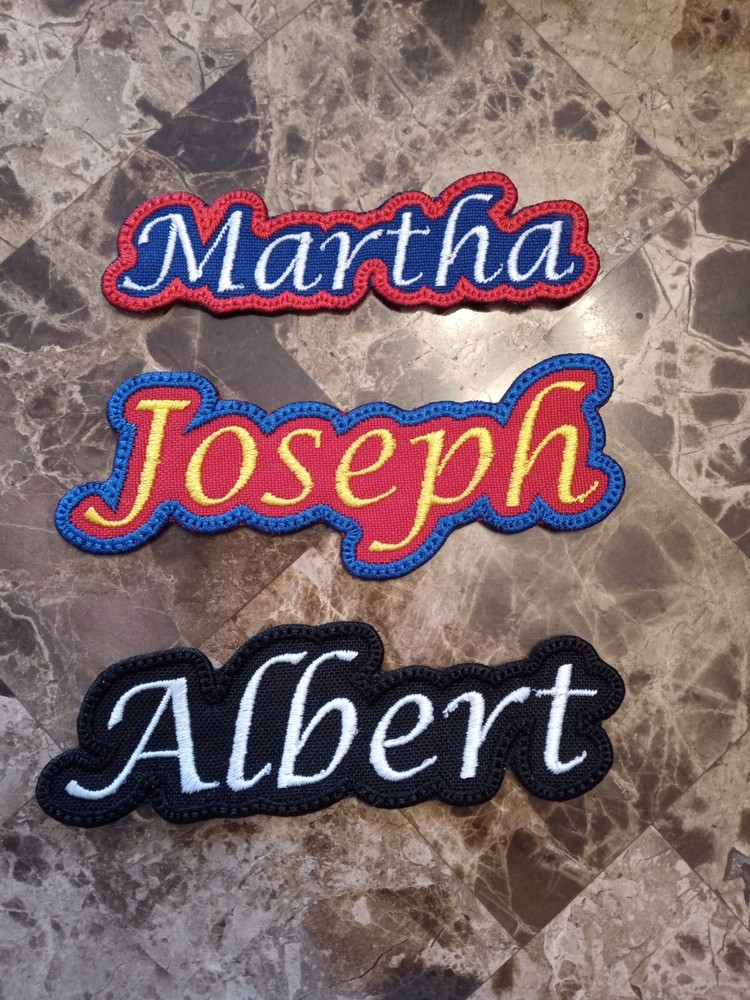 **LOVE IT** Custom Name patch Iron on / Sew on Patch, Fast Shipping