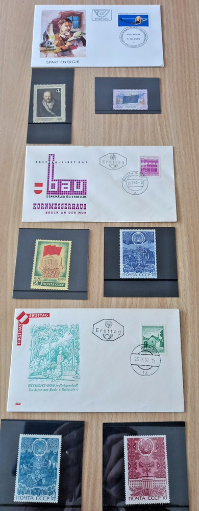 Austria & Russia Stamps ALL PICTURED Nice Selection