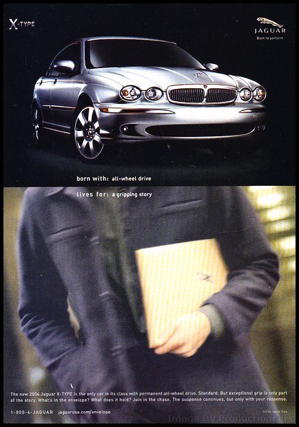 2004 Jaguar X-Type Original Advertisement Print Art Ad J93
