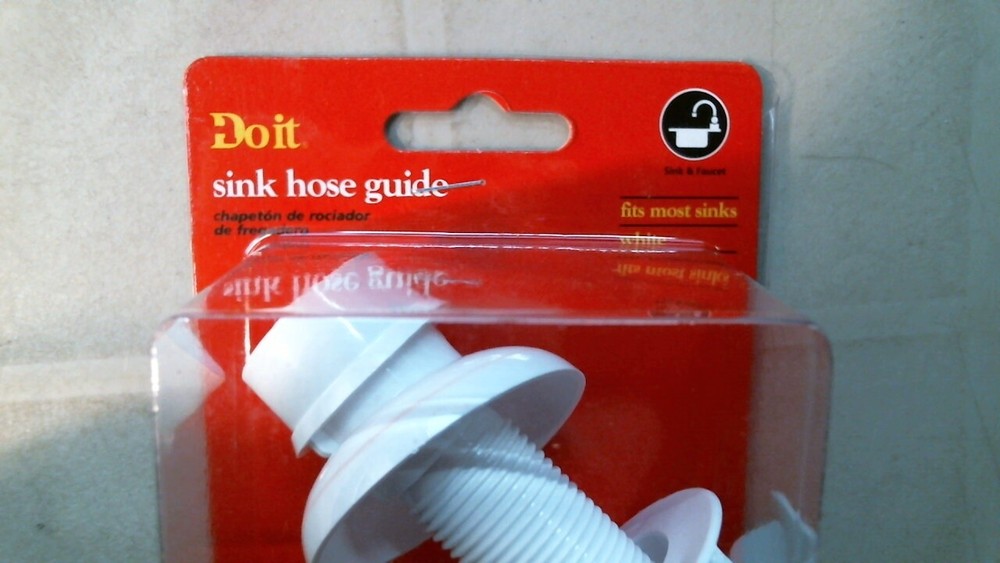 Do it Best Sink Hose Guide, White, (414980) FS