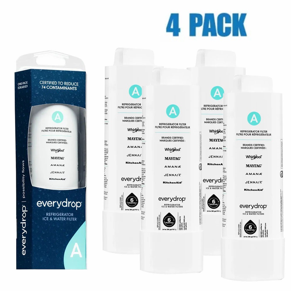 4 KADRARXD Refrigerator Filter A EDRARXD²1 Replacement Cartridge EDRARXD1B