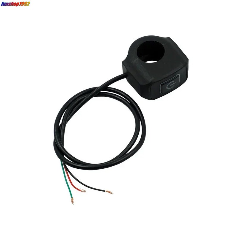 Motorcycle LED Light Switch Button 22mm Handlebar Switch Self-locking Accessory