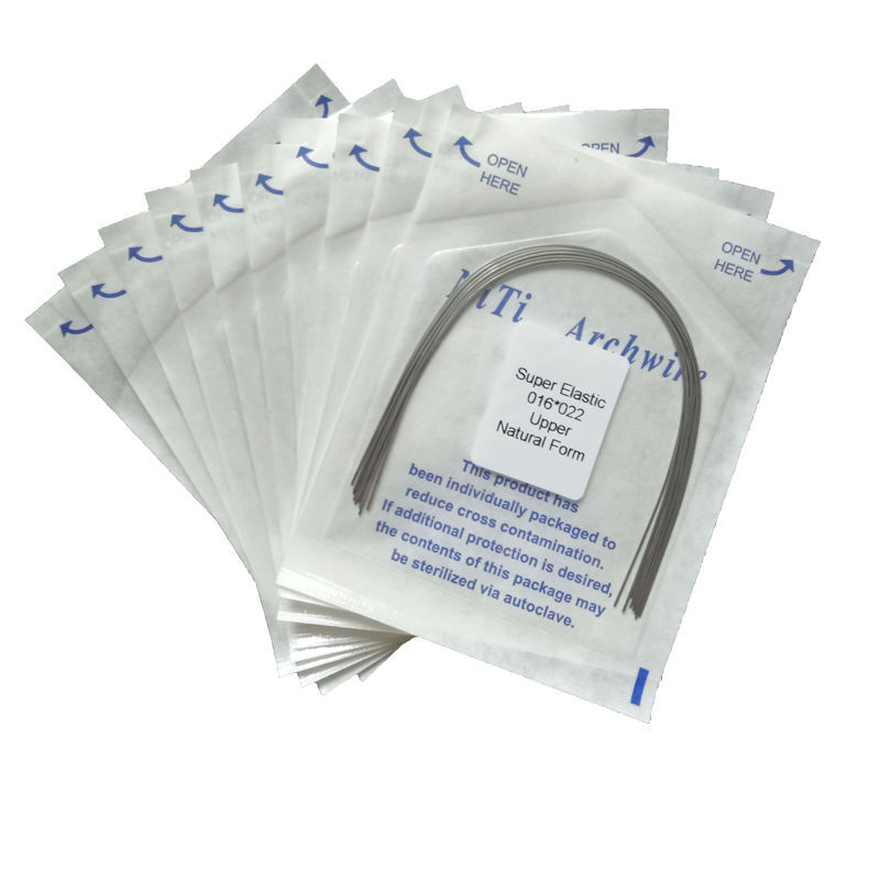 Dental Ortodoncia Niti Arco de Alambre Su Arch Wire Archwire Rectangular Rectang