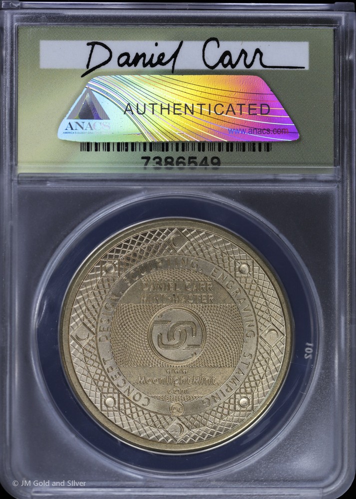 2021 Outbreak Brass Medal ANACS MS 63 | Open House Dan Carr Signed