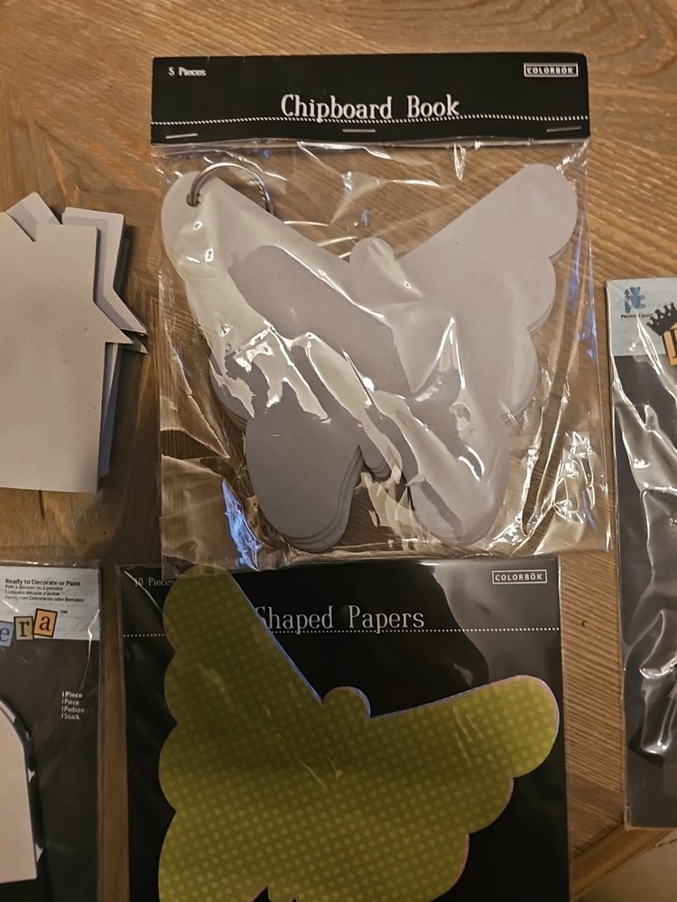 Chipboard cutouts various designs - see pictures