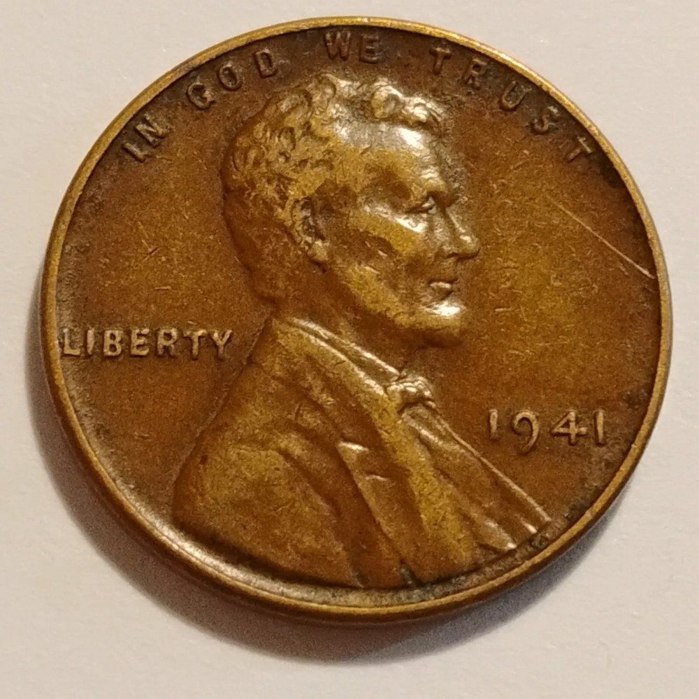 1941 P - BN - COPPER - 1 - 3.16 GRAMS