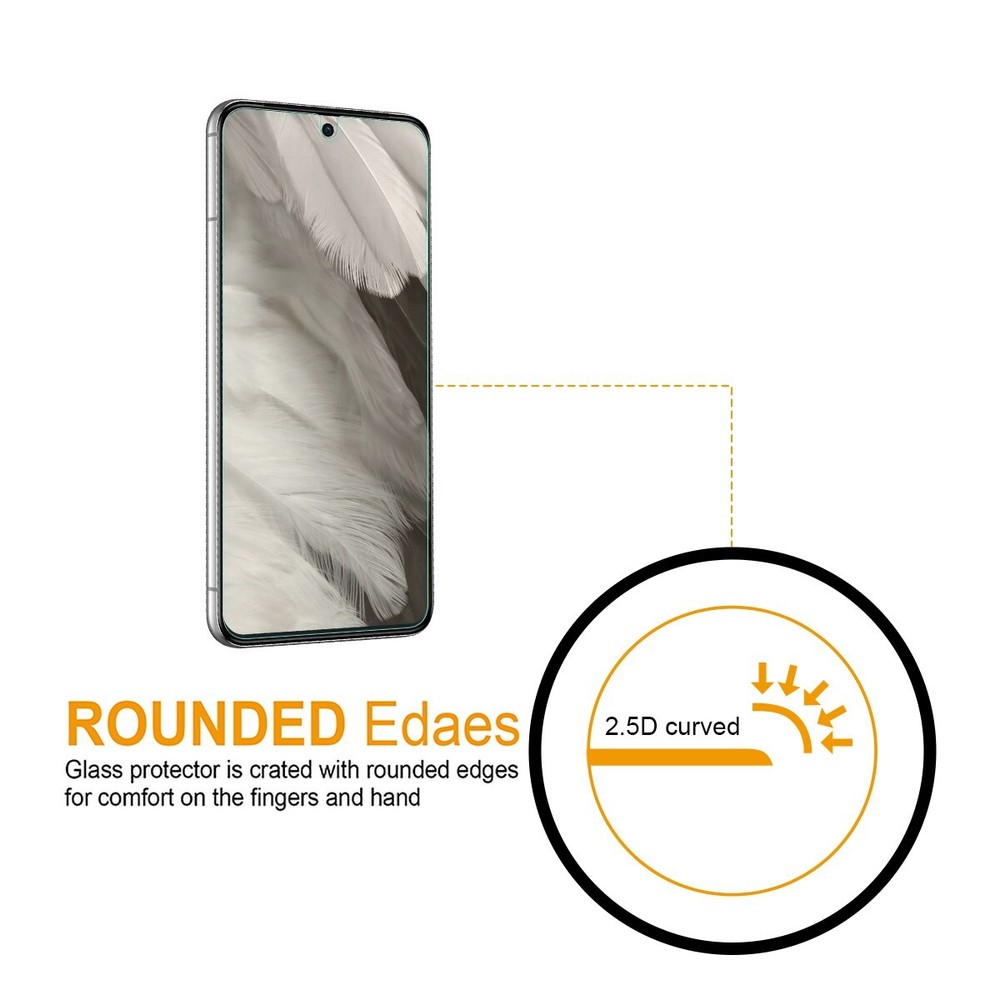 [2-Pack] Supershieldz Tempered Glass Screen Protector for Google Pixel 8