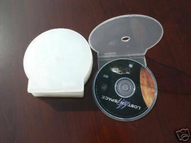 100 NEW CLEAR CD DVD CLAMSHELL CASES JS100 PARKITE CSHELL