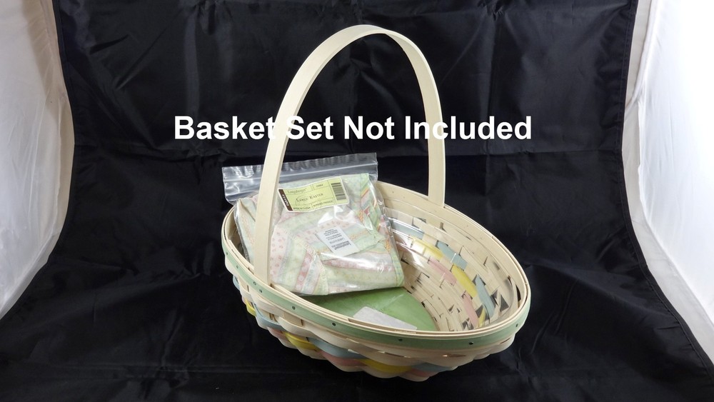 Longaberger 2009 Easter Spring Parade Large Egg-Shape Easter Basket Liner #23664