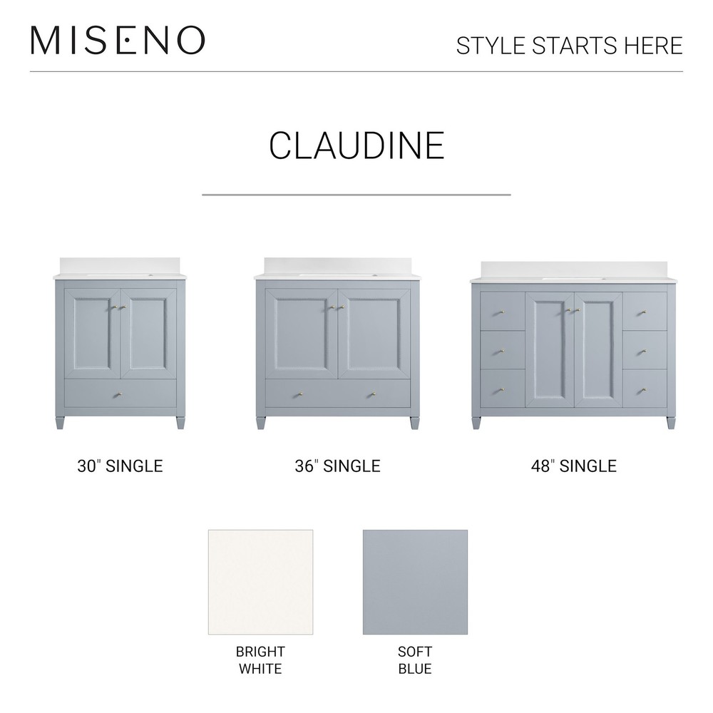 Miseno MN546V30 Claudine 30" - Blue