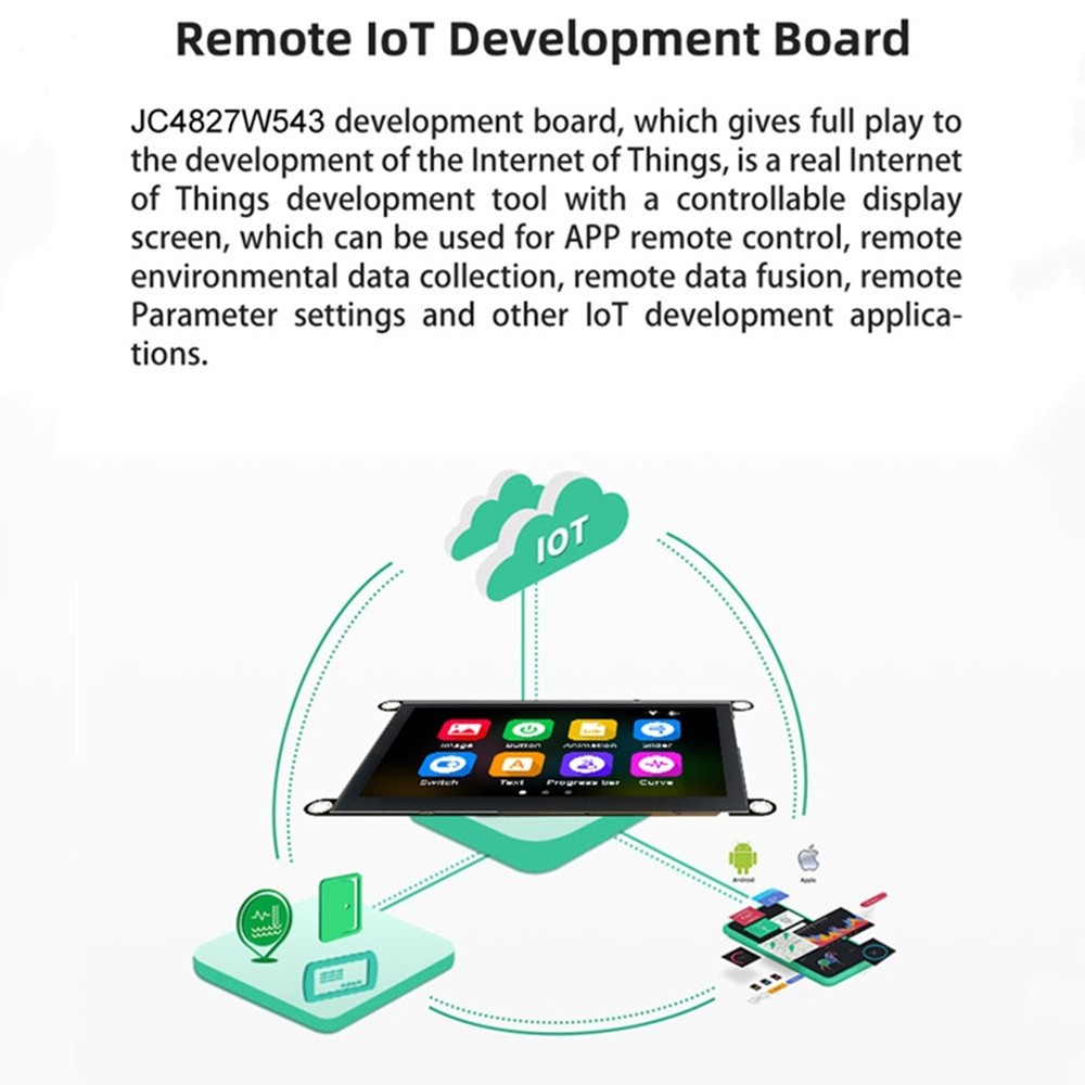 ESP32-S3 LCD Display IPS Capacitive 8M PSRAM WIFI Bluetooth Development6834