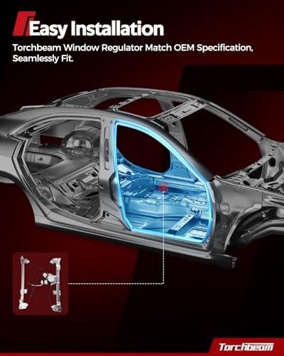 Front Driver Side Power Window Regulator Without Motor Front Left 749-974