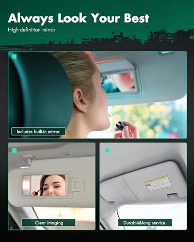 Right Passenger Side Sun Visor Assembly Right Passenger Side[1CT18TL2AA] Gray