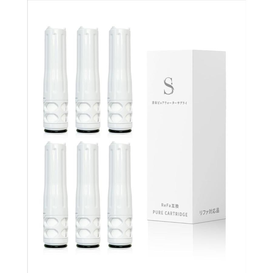 6 Pack Replacement Filter Cartridge Compatible with ReFa Fine Bubble Pure Shower