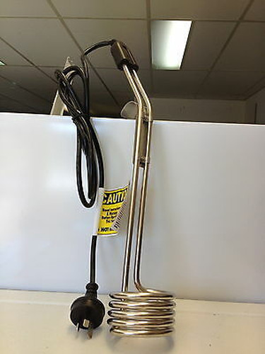 2X SUBMERSIBLE IMMERSION STAINLESS HOT WATER HEATER ELEMENT SG3 SE3A