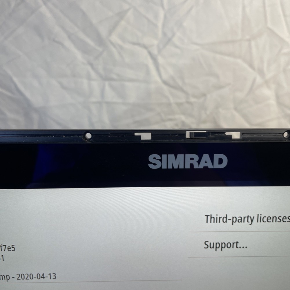 Simrad NSO 16 evo3S Chartplotter/Fishfinder MFD Tested Excellent Screen